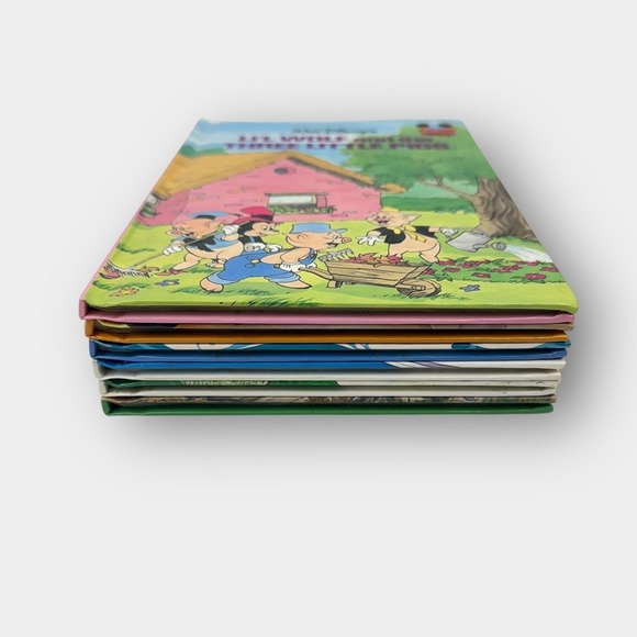 Vintage Disney Hardcover Storybook Lot Random House Golden Press Damaged - Picture 3 of 11